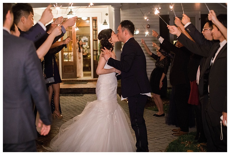 Sparkler Wedding Exit