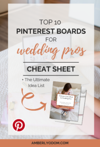 pinterest for wedding pros